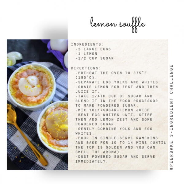 Lemon souffle recipe by @zakrezinsta