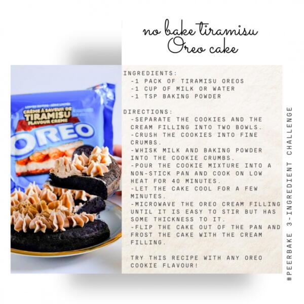 Tiramisu oreo cake recipe by @pistachiopicks