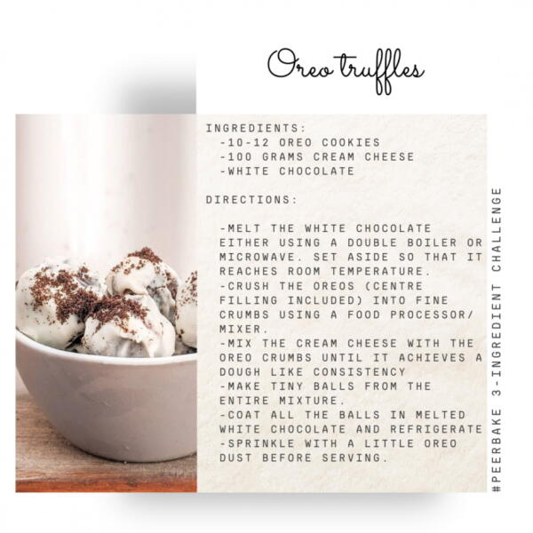 Oreo truffle recipe by @thezeniairani