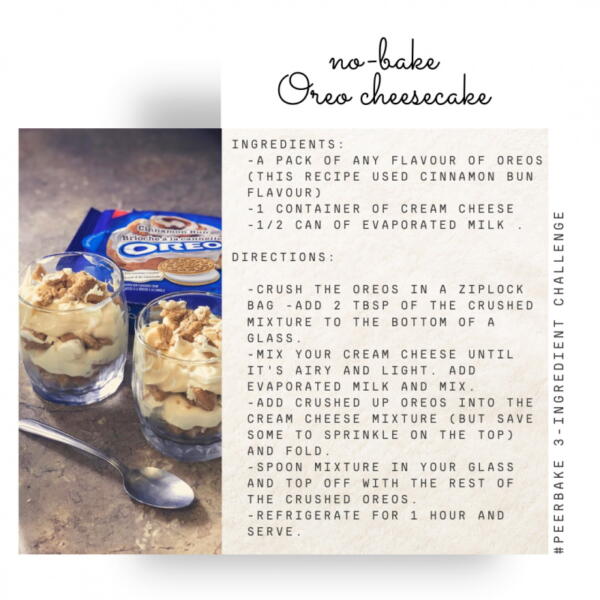 No-bake oreo cheesecake recipe by @joycecatherinee